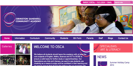 Ormiston Sandwell Academy Website