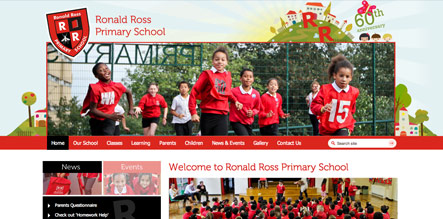Ronald Ross School Website