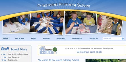 Prestolee School Website