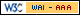 Conforms to the W3C Web Accessibility Initiative - Tripe A standard