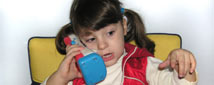 Girl talking on a phone