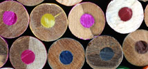 Coloured pencils